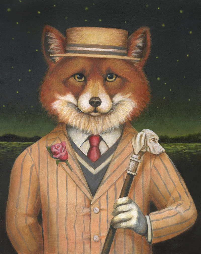 The Great Gatsby Fox: the newest addition to the Fox Dandy Series